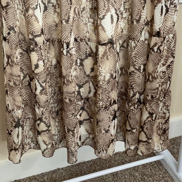 Ruby Rd. Snake Print Maxi Skirt - Picture 2 of 9